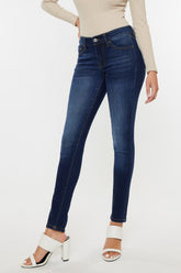 Kancan Mid Rise Gradient Skinny Jeans - Trendy and Stylish Denim